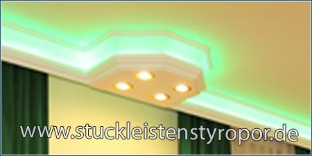 Einbauspots LED in Stuckleisten für indirekte Beleuchtung Einbauspots LED in Stuckleisten für indirekte Beleuchtung