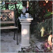 Dekosäule ODKK-2 mit Quarzsand-Kunstharz-Beschichtung ohne Beleuchtung Dekosäule ODKK-2 mit Quarzsand-Kunstharz-Beschichtung ohne Beleuchtung