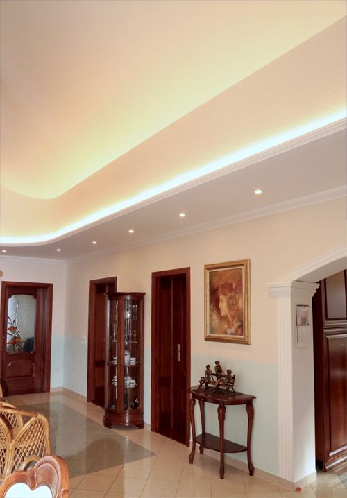 LED Einbauleuchten aus Styropor mit LED Einbauspotlights LED Einbauleuchten aus Styropor mit LED Einbauspotlights