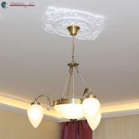 Stuckrosette R-4 als Deckenverzierung