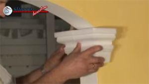 Styroporstuck montieren Stuckarbeiten mit Styroporstuck