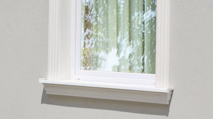Fensterumrandung und Laibungsverkleidung mit Stuck – Fassadendekoration Schritt für Schritt