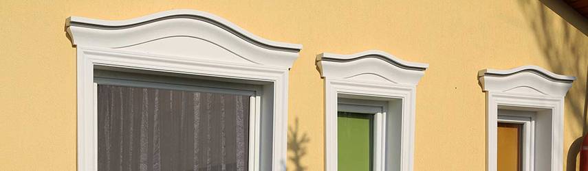 Ideen zur Fassadengestaltung Schritt für Schritt: 7. Komplette Fenstergiebel zur Fassadenverzierung