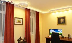 LED Deckenbeleuchtung im Arbeitszimmer