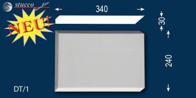 Stoßfeste glatte Bossenecke mit Gehrung Berlin DT-1