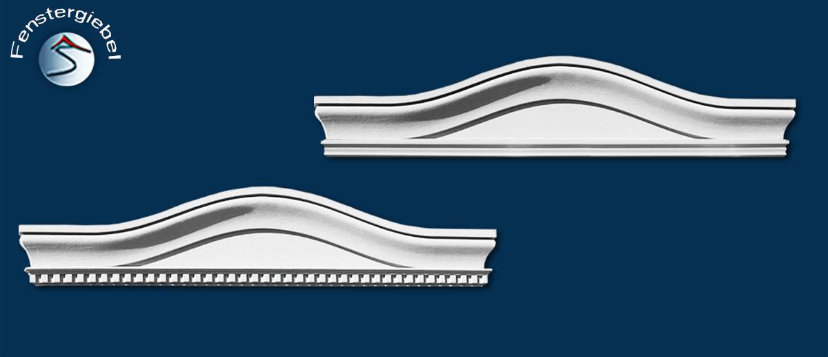 Bogengiebel für die Fensterverzierung Bogengiebel für die Fensterverzierung