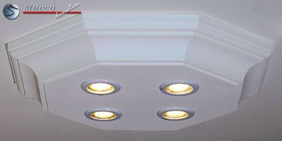 tijdelijk Veroorloven Distributie LED Deckenbeleuchtung Trier 14/500x500-2 Design Lampen mit Stuck und LED  Spot