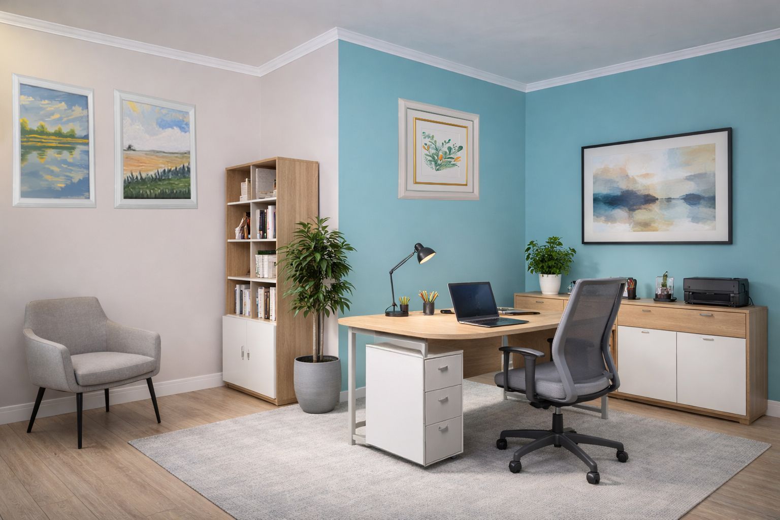 Bilderrahmen aus Styropor Wandleisten im Büro Bilderrahmen aus Styropor Wandleisten im Büro