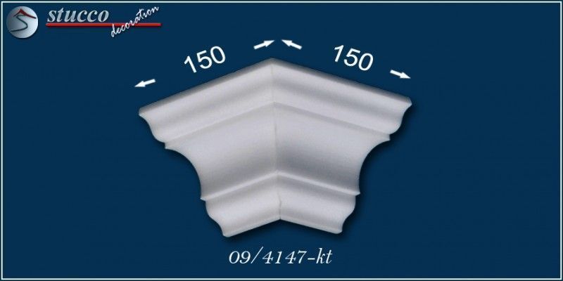 Stuckleisten Frankfurt 09 äußeres Eckelement