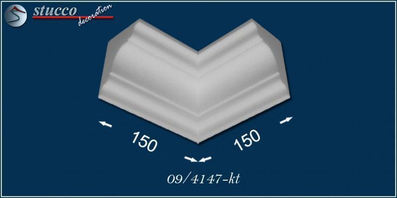 Stuckleisten Frankfurt 09 inneres Eckelement