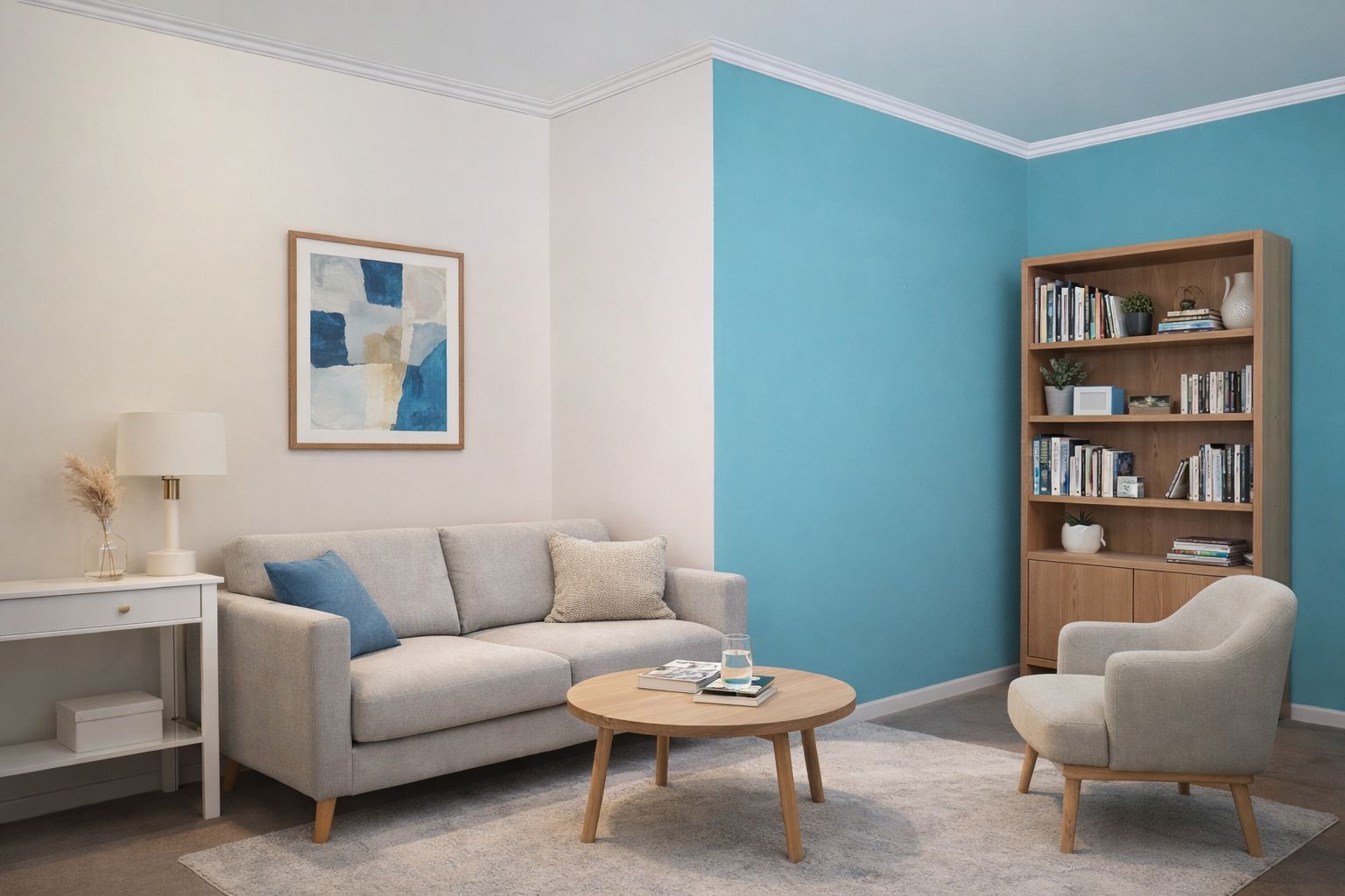 kompaktes Wohnzimmer mit der Styropor Zierleiste Frankfurt 17 kompaktes Wohnzimmer mit der Styropor Zierleiste Frankfurt 17