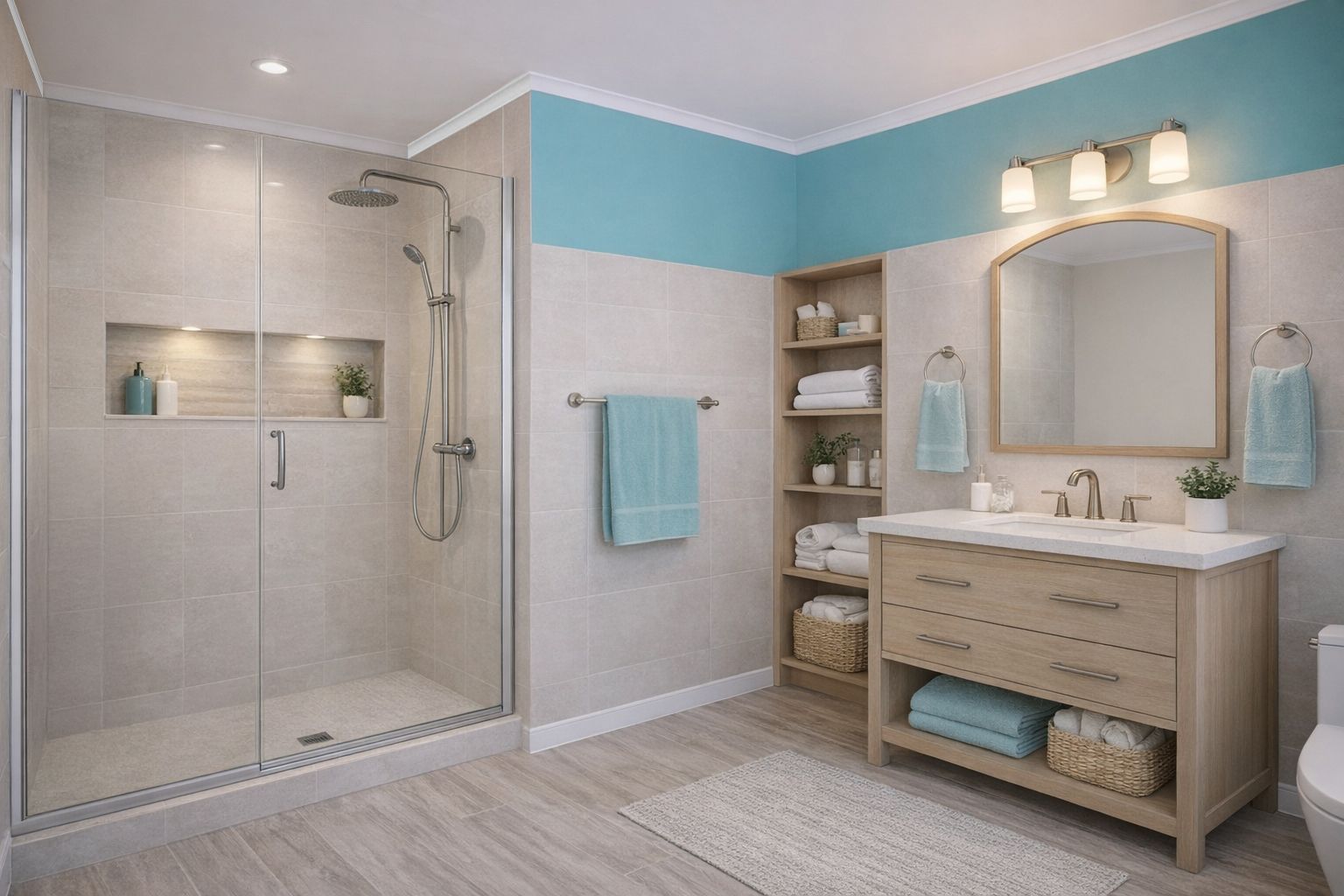 Monaco 01 Stuckleiste im Badezimmer Monaco 01 Stuckleiste im Badezimmer