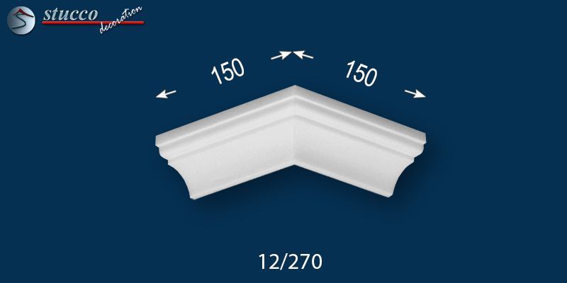 Stuckleisten äußeres Eckelement Amsterdam 12