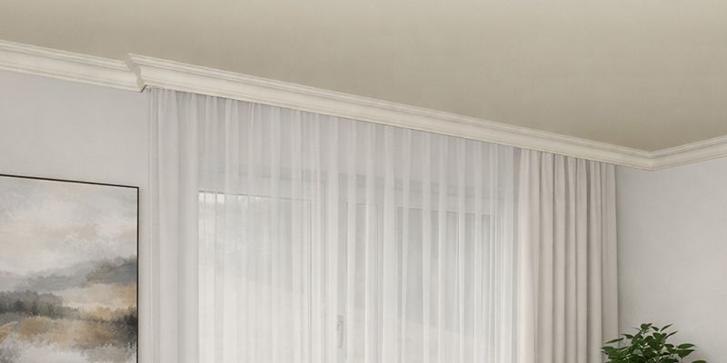 Vorhangleiste zur Stuckleiste Frankfurt 09