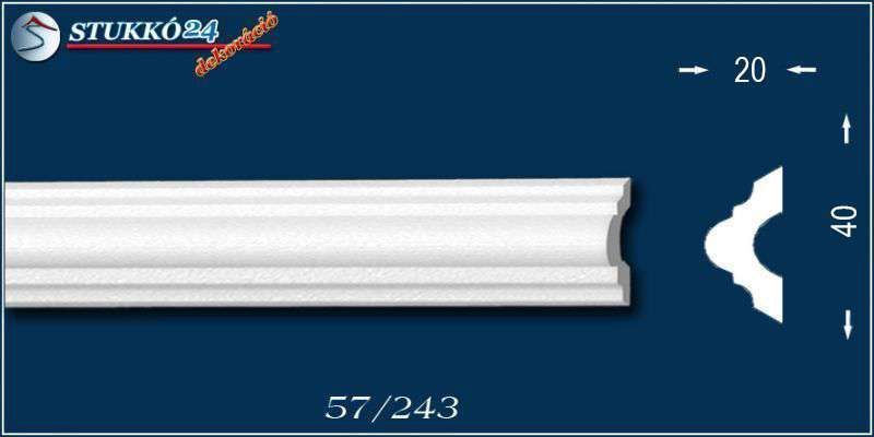 Styropor Deckenleisten und Wandleisten, Zierleisten Nantes 57