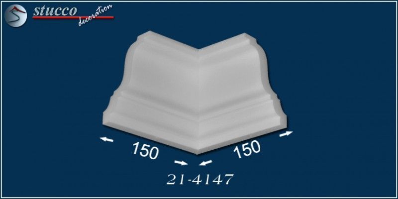 Styropor Stuckleiste Düren 21 inneres Eckelement