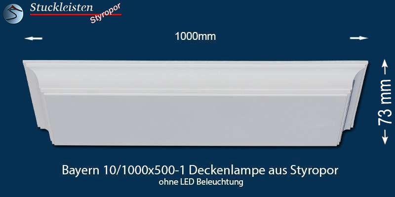 Bayern 10-1000x500-1 Deckenlampe ohne LED Beleuchtung Bayern 10-1000x500-1 Deckenlampe ohne LED Beleuchtung