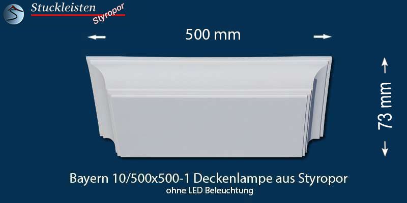 Bayern 10-500x500-2 Deckenlampe ohne LED Beleuchtung Bayern 10-500x500-2 Deckenlampe ohne LED Beleuchtung