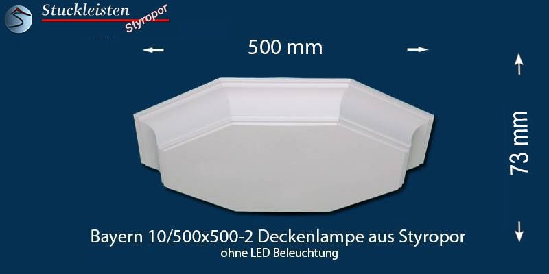 Bayern 10-500x500-2 Deckenlampe ohne LED Beleuchtung Bayern 10-500x500-2 Deckenlampe ohne LED Beleuchtung