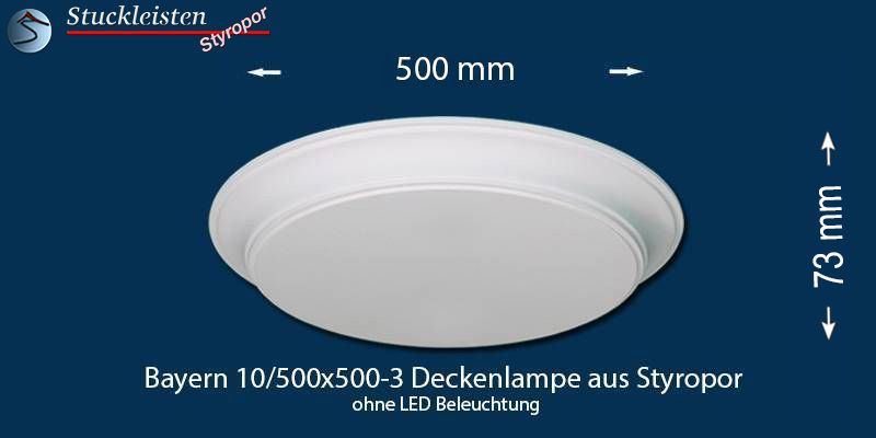 Bayern 10-500x500-3 Deckenlampe ohne LED Beleuchtung Bayern 10-500x500-3 Deckenlampe ohne LED Beleuchtung