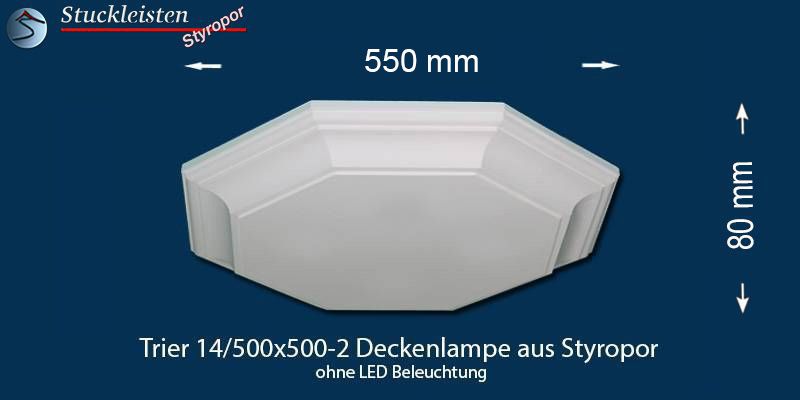 Trier 14-500x500-2 Deckenlampe ohne LED Beleuchtung Trier 14-500x500-2 Deckenlampe ohne LED Beleuchtung