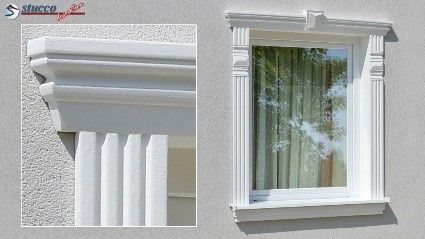 Schliesselement am Rahmenprofil Ankara 108 bei der Fensterumrahmung