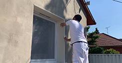 Fassaden Ideen mit Außenstuck Einbau der Laibungsprofile