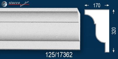 Stoßfest beschichtetes Gesims Styropor Köln 125