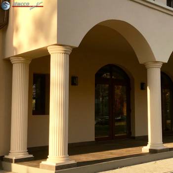 Säulenverkleidung mit Styroporsäulenelementen