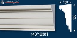 Wetterfest beschichtetes Dachgesims Stuckprofil Bremen 140