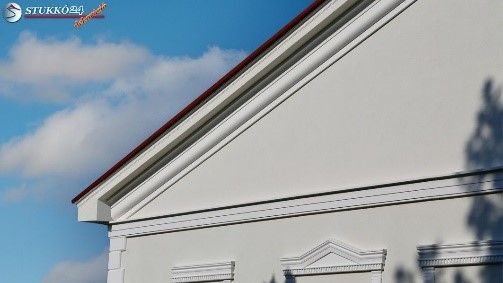 Fassadengestaltung mit dem Stuckprofil Bonn 126