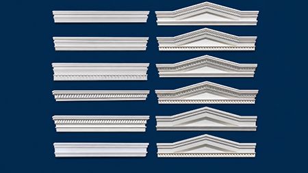 komplette Fenstergiebel für den Fenstersturz komplette Fenstergiebel für den Fenstersturz