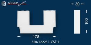 Fixierungsstück aus Styropor 320 L CSE