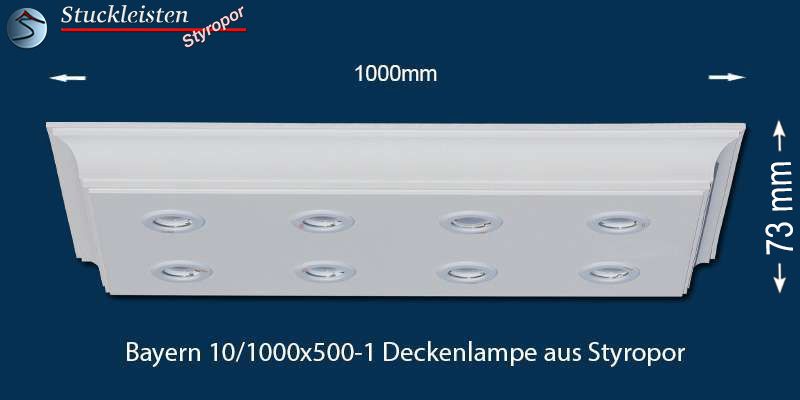 LED Deckenlampe Stuck Bayern 10/1000x500-1