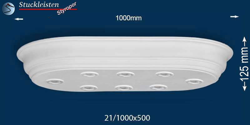 Stuck Deckenleuchte Düren 21/1000x500-3