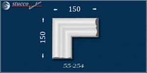 Eckelement zu Styropor Deckenleisten und Wandleisten Rotterdam 55