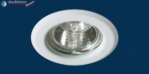 Einbaurahmen für LED Deckenleuchte weiß