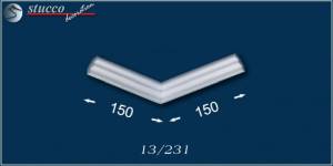 Profilleisten Eindhoven 13 äußeres Eckelement