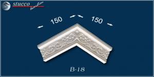 Stuckleisten B18 äußeres Eckelement