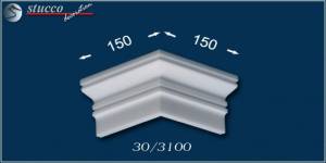 Stuckleisten Glasgow 30 inneres Eckelement