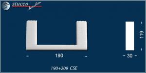 Fixierungsstück aus Styropor 190+209-CSE Fixierungsstück aus Styropor 190+209-CSE