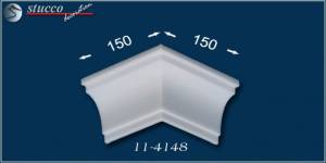 Styropor Leisten London 11 äußeres Eckelement Styropor Leisten London 11 äußeres Eckelement