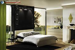 Schlafzimmer Wohndesign mit Stuckleisten