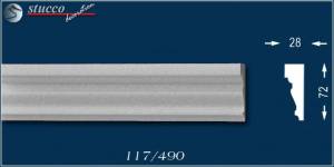 Außenstuck Zierleisten Santiago 117