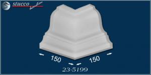 Styropor Stuckleiste Passau 23 inneres Eckelement