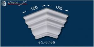 Zierleiste aus Styropor Dublin 46 äußeres Eckelement