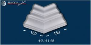 Zierleiste aus Styropor Dublin 46 inneres Eckelement